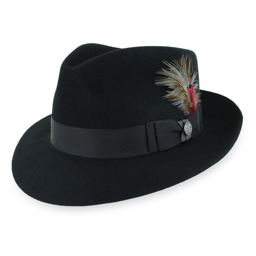 Stetson District - Handmade for Belfry Unisex Hat Cap Stetson BLACK 7 Hats in the Belfry