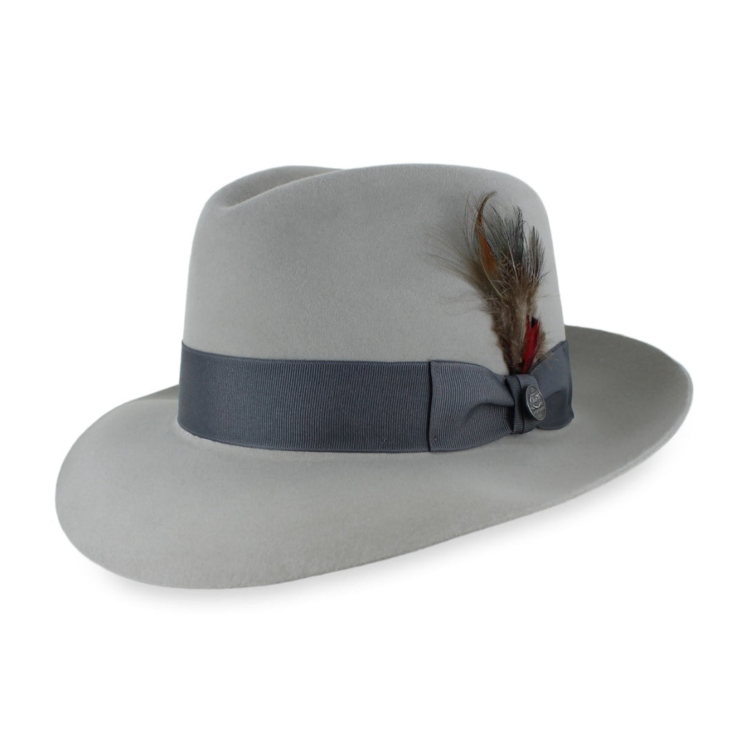 Stetson Sharpe - Handmade for Belfry Unisex Hat Cap Stetson Grey 7 Hats in the Belfry